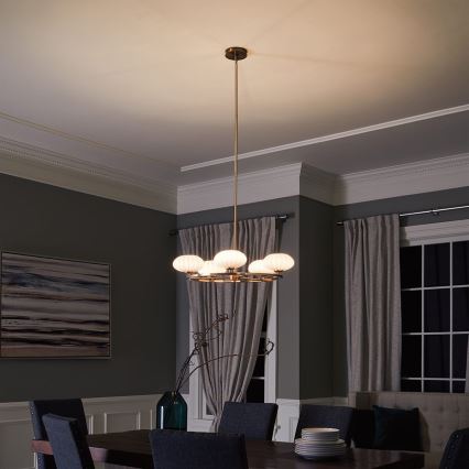 Quintiesse - LED Koupelnový lustr na tyči PIM 5xG9/3W/230V pr. 71,1 cm IP44 zlatá