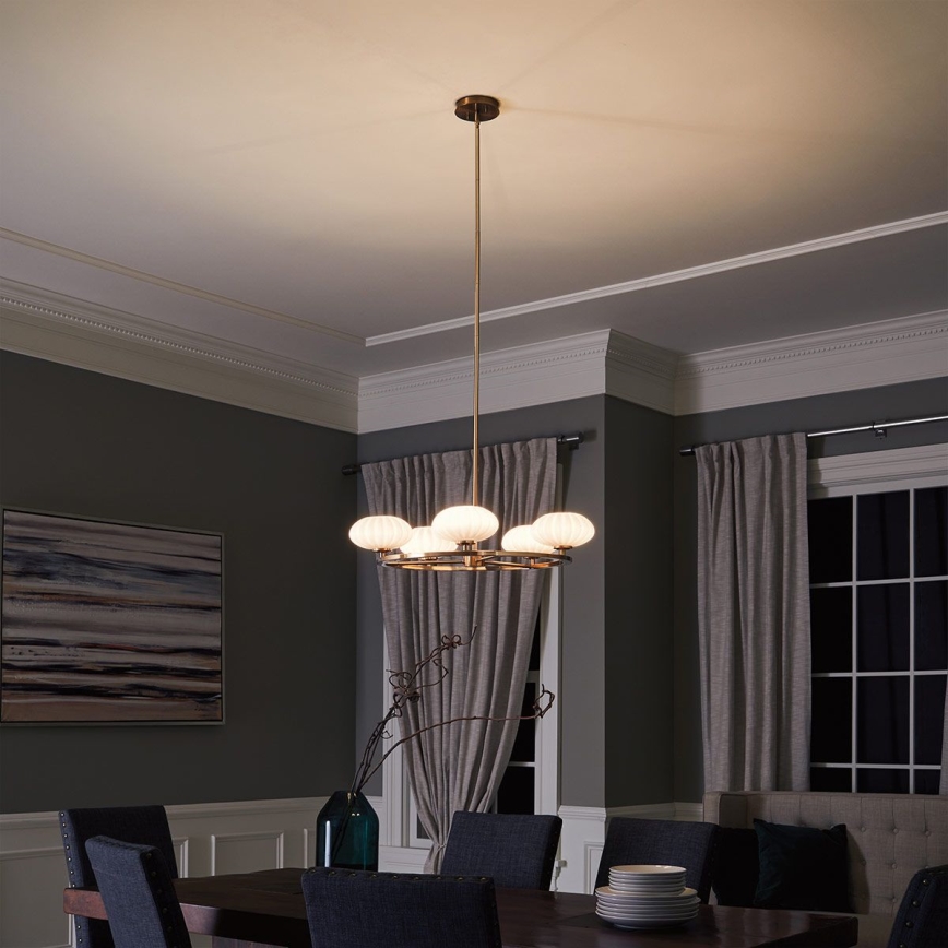 Quintiesse - LED Koupelnový lustr na tyči PIM 5xG9/3W/230V pr. 71,1 cm IP44 zlatá