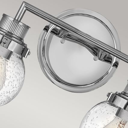 Quintiesse - Koupelnové nástěnné svítidlo POPPY 2xE27/60W/230V IP44 lesklý chrom