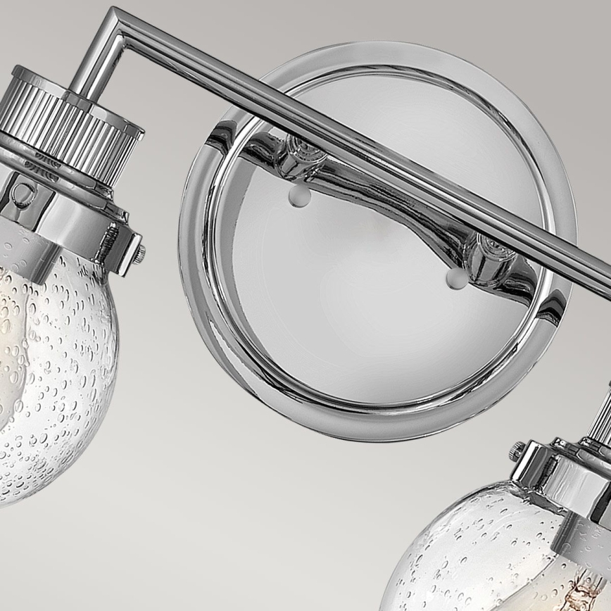 Quintiesse - Koupelnové nástěnné svítidlo POPPY 2xE27/60W/230V IP44 lesklý chrom