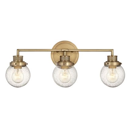 Quintiesse - Koupelnové nástěnné svítidlo POPPY 3xE27/60W/230V IP44 zlatá