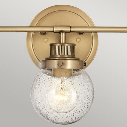 Quintiesse - Koupelnové nástěnné svítidlo POPPY 3xE27/60W/230V IP44 zlatá