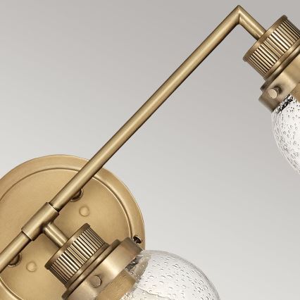 Quintiesse - Koupelnové nástěnné svítidlo POPPY 3xE27/60W/230V IP44 zlatá