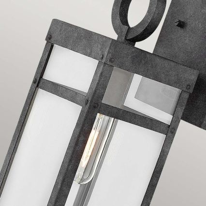 Quintiesse - Venkovní nástěnná lampa PORTER M 1xE27/60W/230V IP44 černá