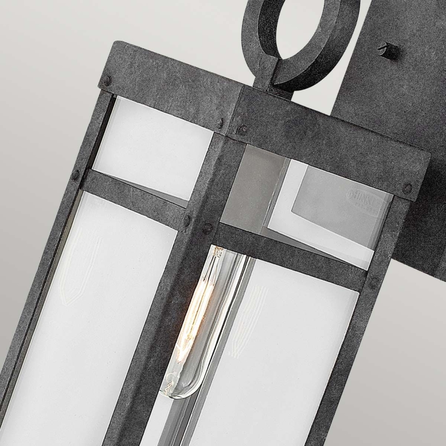 Quintiesse - Venkovní nástěnná lampa PORTER M 1xE27/60W/230V IP44 černá
