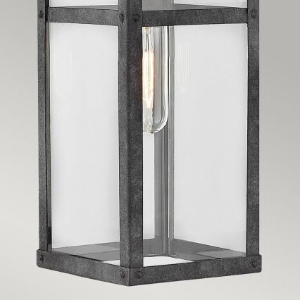 Quintiesse - Venkovní nástěnná lampa PORTER M 1xE27/60W/230V IP44 černá