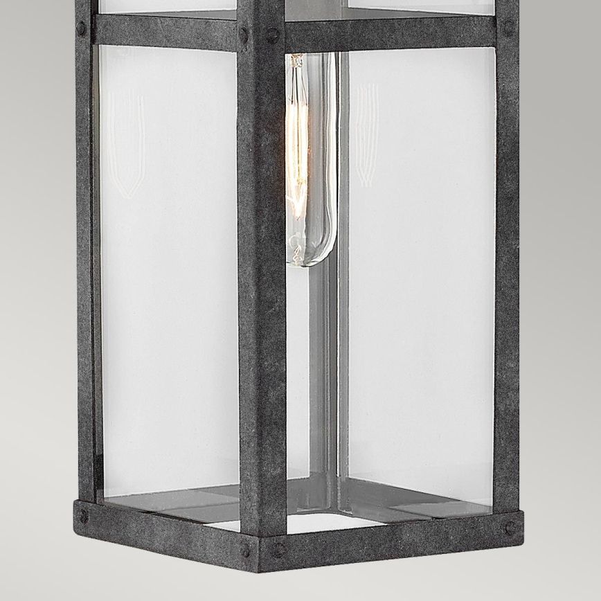 Quintiesse - Venkovní nástěnná lampa PORTER M 1xE27/60W/230V IP44 černá
