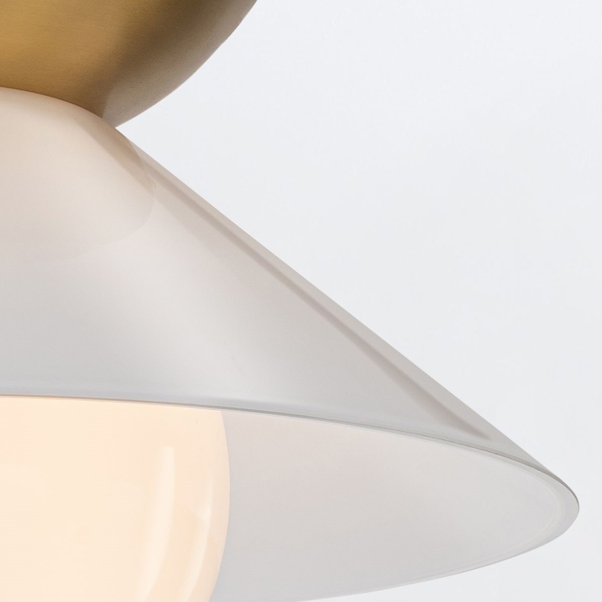 Quintiesse - Stropní svítidlo SAUCER 1xE27/40W/230V pr. 36,6 cm zlatá