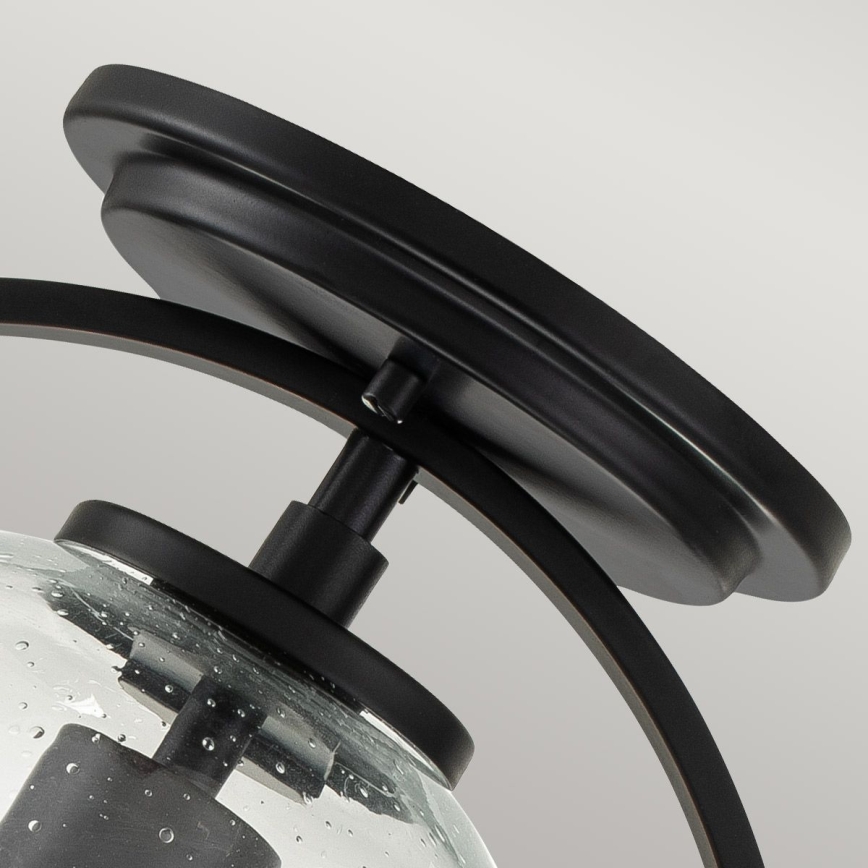 Quintiesse - Stropní svítidlo SOMERSET 1xE27/60W/230V pr. 28,2 cm černá