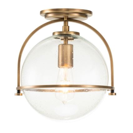 Quintiesse - Stropní svítidlo SOMERSET 1xE27/60W/230V pr. 28,2 cm zlatá