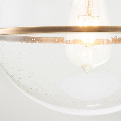 Quintiesse - Stropní svítidlo SOMERSET 1xE27/60W/230V pr. 28,2 cm zlatá