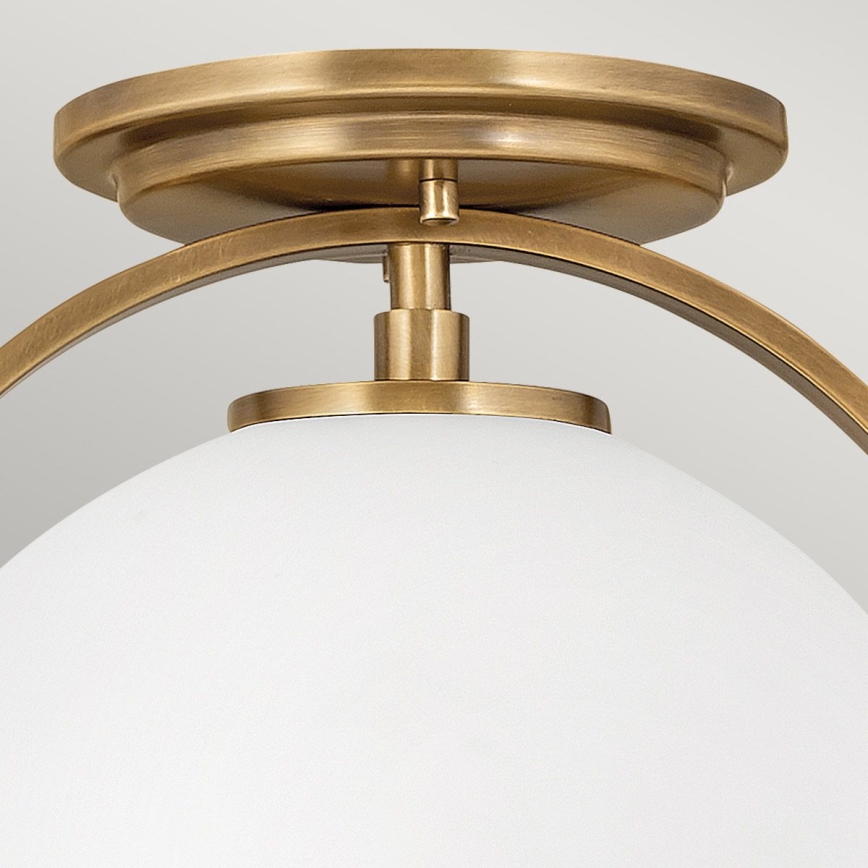 Quintiesse - Stropní svítidlo SOMERSET 1xE27/60W/230V pr. 28,2 cm zlatá