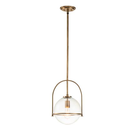 Quintiesse - Lustr na tyči SOMERSET 1xE27/60W/230V pr. 28,9 cm bronzová