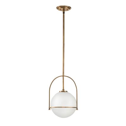 Quintiesse - Lustr na tyči SOMERSET 1xE27/60W/230V pr. 28,9 cm bronzová