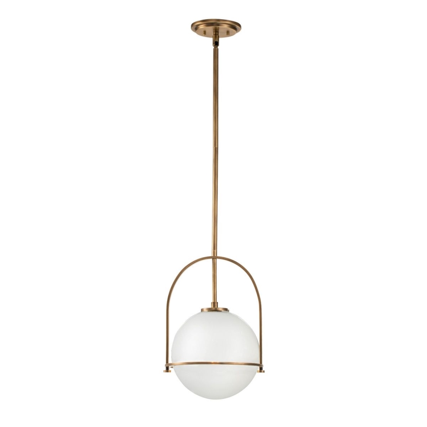Quintiesse - Lustr na tyči SOMERSET 1xE27/60W/230V pr. 28,9 cm bronzová