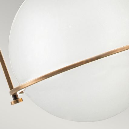 Quintiesse - Lustr na tyči SOMERSET 1xE27/60W/230V pr. 28,9 cm bronzová