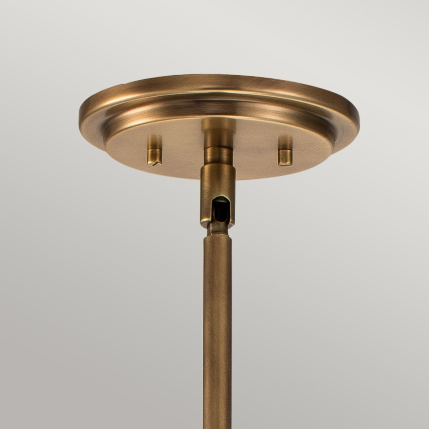 Quintiesse - Lustr na tyči SOMERSET 1xE27/60W/230V pr. 28,9 cm bronzová