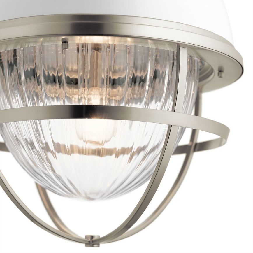 Quintiesse - Lustr na tyči TOLLIS 1xE27/40W/230V pr. 40,8 cm matný chrom