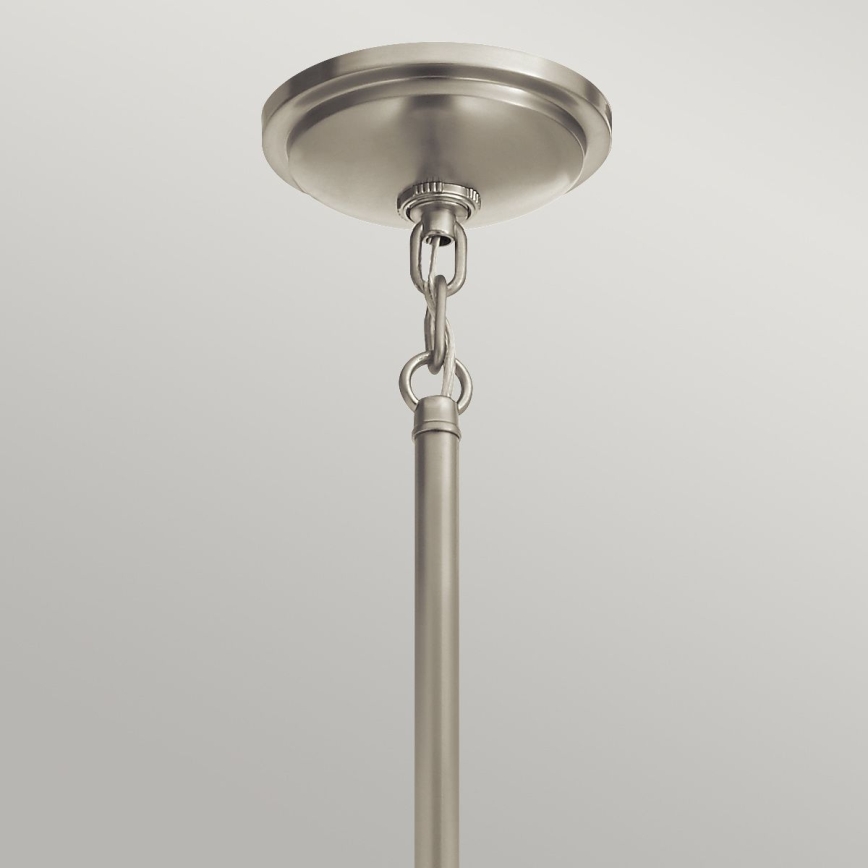 Quintiesse - Lustr na tyči TOLLIS 1xE27/40W/230V pr. 40,8 cm matný chrom