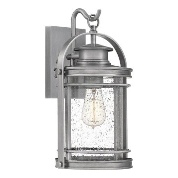Quintiesse - Venkovní nástěnná lampa BOOKER M 1xE27/60W/230V IP44 matný chrom