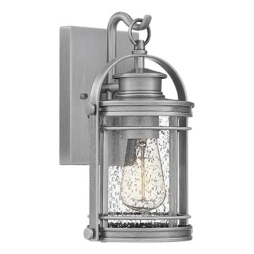 Quintiesse - Venkovní nástěnná lampa BOOKER S 1xE27/60W/230V IP44 matný chrom