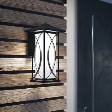 Quintiesse - Venkovní nástěnné svítidlo ASHBERN M 1xE27/60W/230V IP44 černá