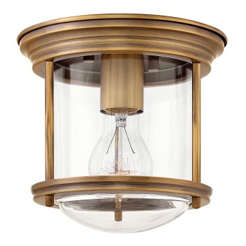 Quintiesse - Venkovní stropní svítidlo HADRIAN 1xE27/60W/230V pr. 19,6 cm IP44 bronzová