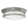 Quintiesse - Venkovní stropní svítidlo HADRIAN 2xE27/40W/230V pr. 30,5 cm IP44 matný chrom