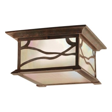 Quintiesse - Venkovní stropní svítidlo MORRIS 2xE27/60W/230V IP44 bronzová