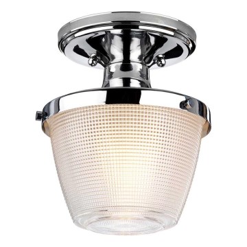 Quoizel - Koupelnové stropní svítidlo DUBLIN 1xE27/40W/230V IP44 lesklý chrom