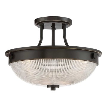 Quoizel - Přisazený lustr MANTLE 2xE27/60W/230V bronzová
