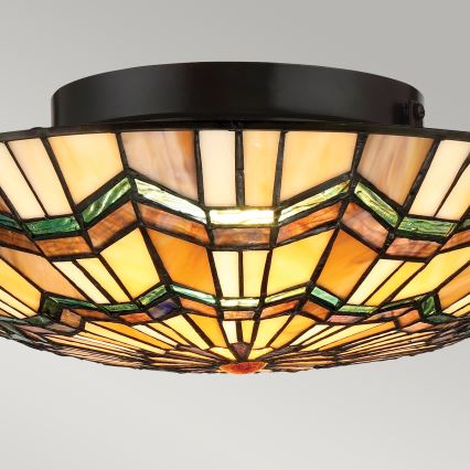 Quoizel - Stropní svítidlo Tiffany ALCOTT 2xE27/60W/230V