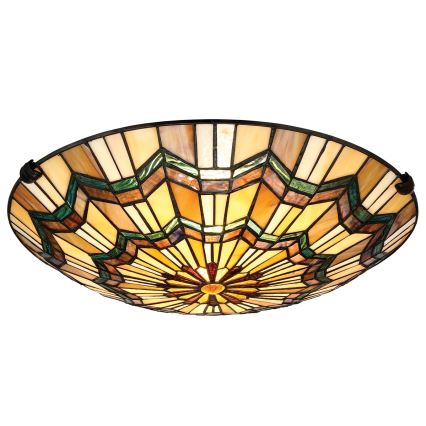 Quoizel - Stropní svítidlo Tiffany ALCOTT 2xE27/60W/230V