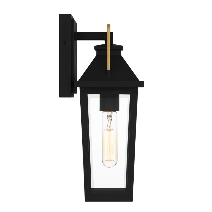Quoizel - Venkovní nástěnné svítidlo BUCKLEY 1xE27/40W/230V IP44 černá
