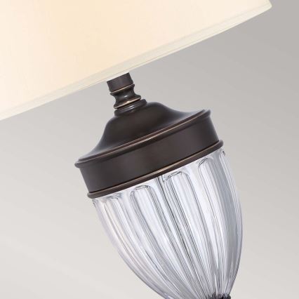 Quoizel - Stolní lampa DENNISON 1xE27/60W/230V bronzová