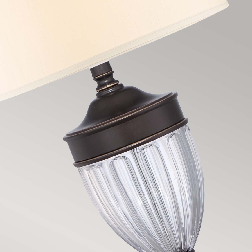Quoizel - Stolní lampa DENNISON 1xE27/60W/230V bronzová