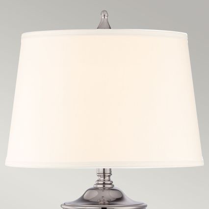 Quoizel - Stolní lampa DENNISON 1xE27/60W/230V lesklý chrom