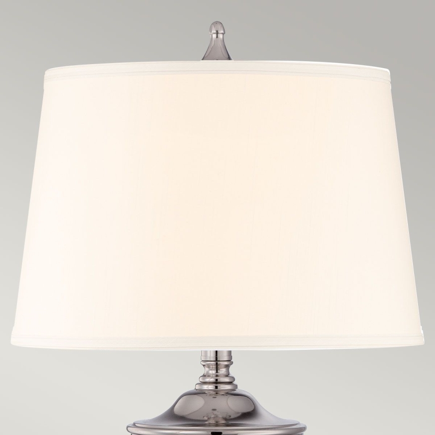 Quoizel - Stolní lampa DENNISON 1xE27/60W/230V lesklý chrom