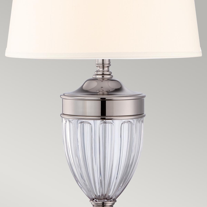 Quoizel - Stolní lampa DENNISON 1xE27/60W/230V lesklý chrom