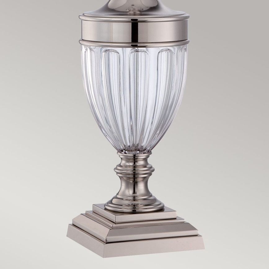 Quoizel - Stolní lampa DENNISON 1xE27/60W/230V lesklý chrom
