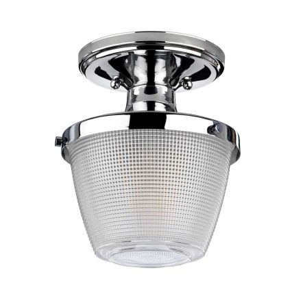 Quoizel - Koupelnové stropní svítidlo DUBLIN 1xE27/40W/230V IP44 lesklý chrom