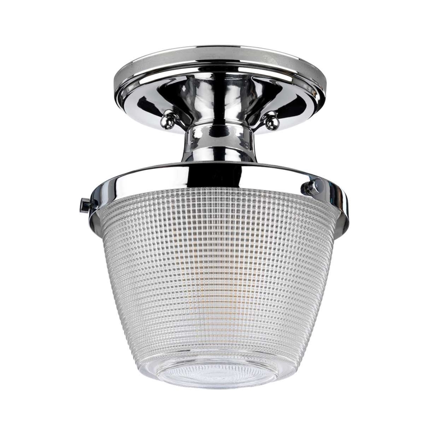 Quoizel - Koupelnové stropní svítidlo DUBLIN 1xE27/40W/230V IP44 lesklý chrom