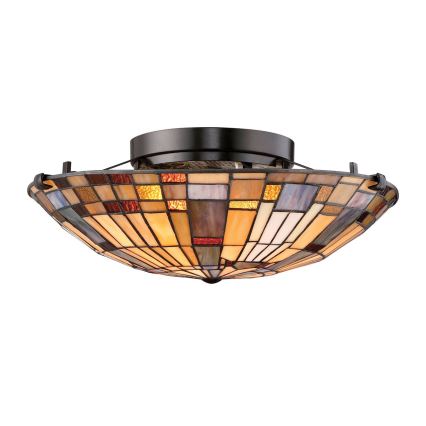 Quoizel - Stropní svítidlo INGLENOOK 2xE27/60W/230V pr. 40,7 cm