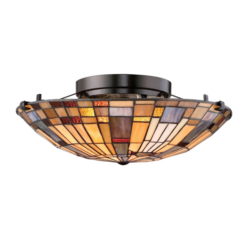 Quoizel - Stropní svítidlo INGLENOOK 2xE27/60W/230V pr. 40,7 cm