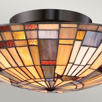 Quoizel - Stropní svítidlo INGLENOOK 2xE27/60W/230V pr. 40,7 cm