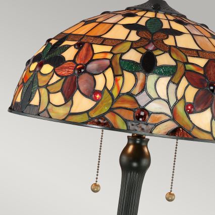 Quoizel - Stolní lampa Tiffany KAMI 2xE27/60W/230V