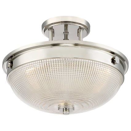 Quoizel - Přisazený lustr MANTLE 2xE27/60W/230V lesklý chrom