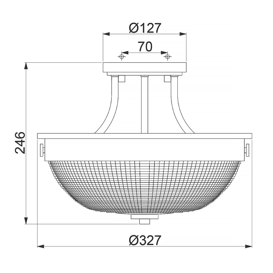 Quoizel - Přisazený lustr MANTLE 2xE27/60W/230V lesklý chrom