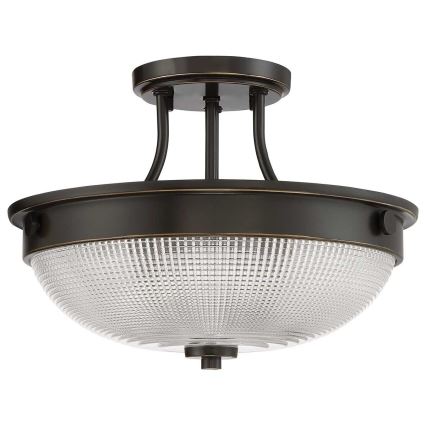 Quoizel - Přisazený lustr MANTLE 2xE27/60W/230V bronzová