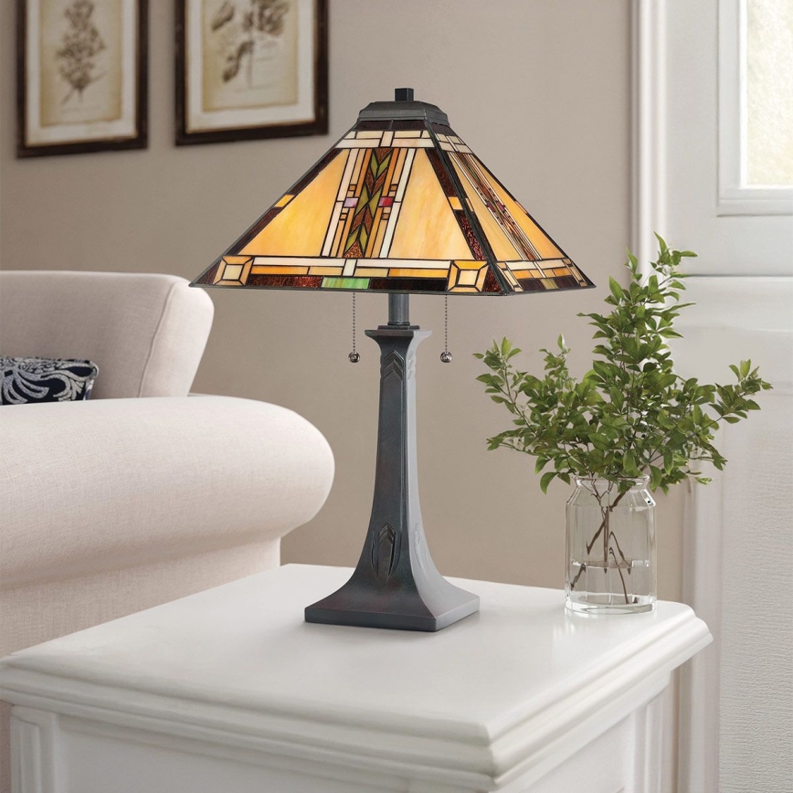 Quoizel - Stolní lampa NAVAJO 2xE27/60W/230V